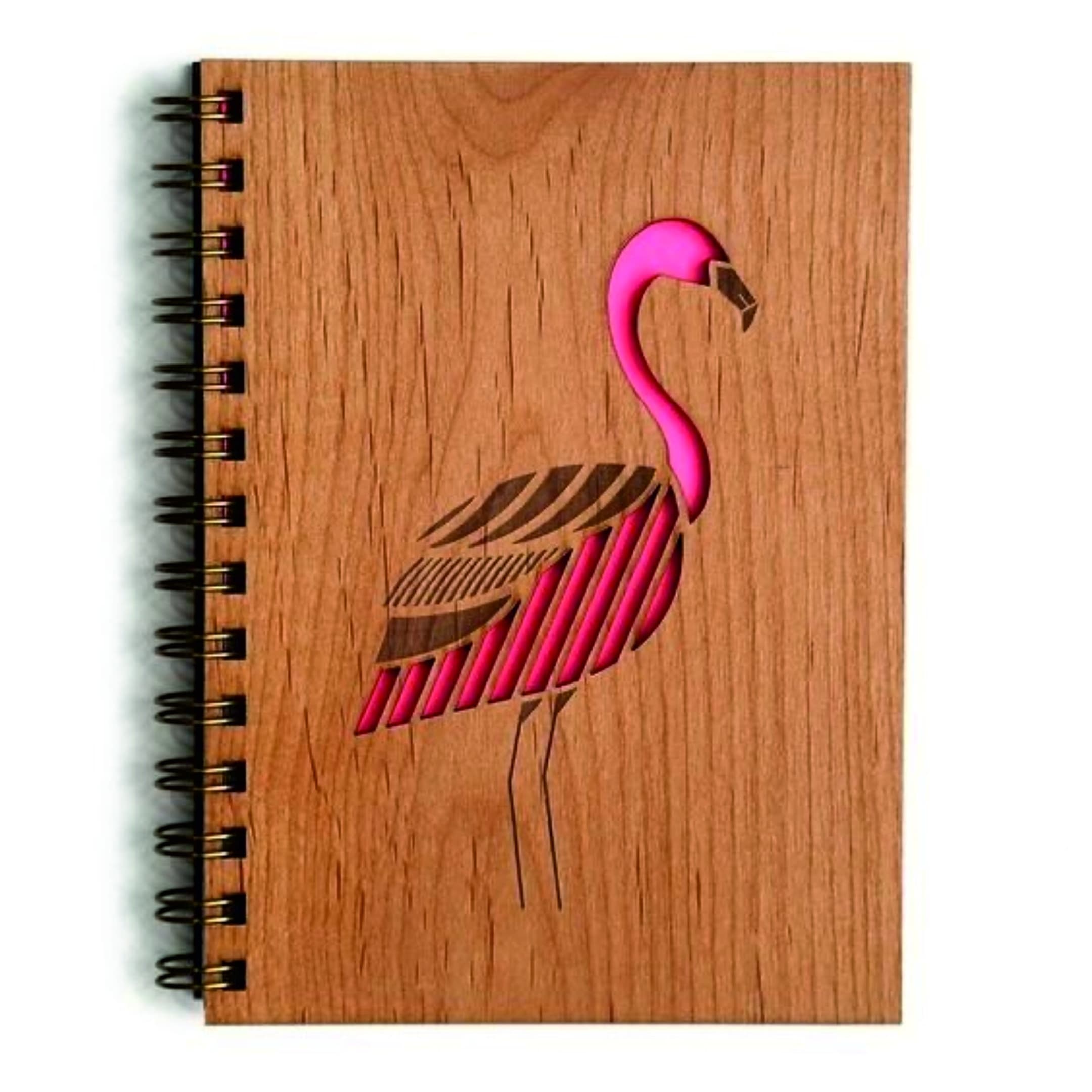 Flamingo Diary Cover Laser Cut Vector Design
