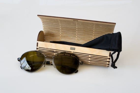 Flexible Wooden Eyeglass Case Laser Cut File (SVG, DXF)