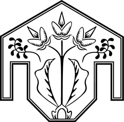Floral Hexagon Ornament Vector Design for Laser Cutting