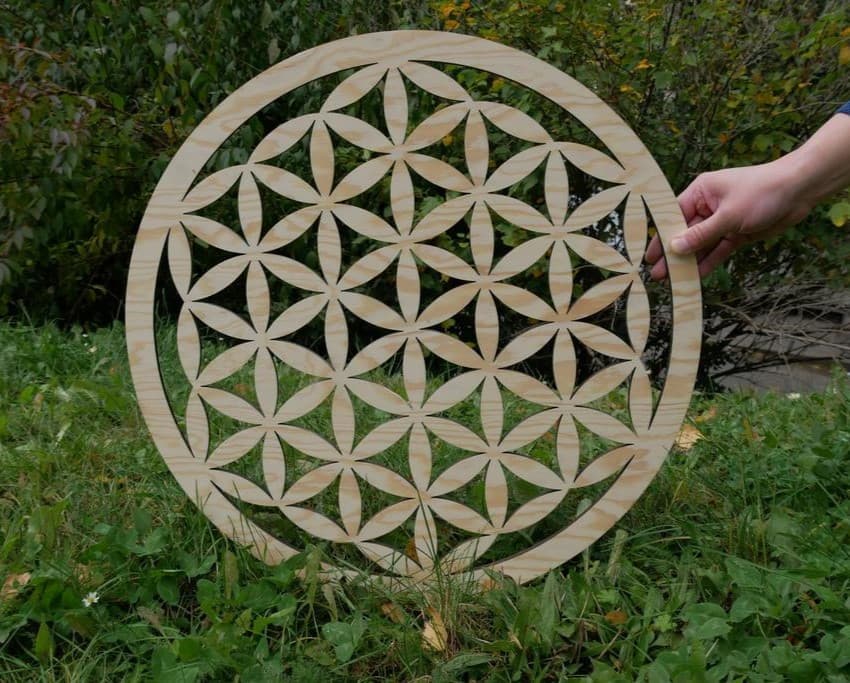 Flower of Life Sacred Geometry Laser Cut Vector File