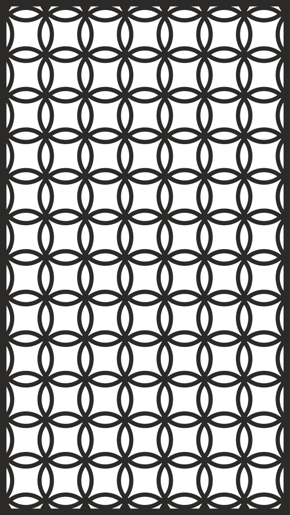Geometric Circle Lattice Screen Panel Free Vector File