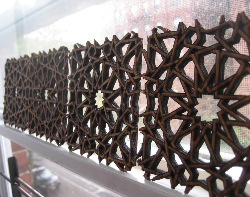 Geometric Islamic Pattern Wall Art Laser Cut File SVG