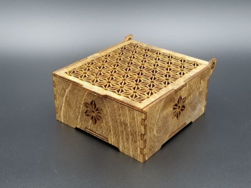 Geometric Pattern Laser Cut Decorative Box SVG Vector File