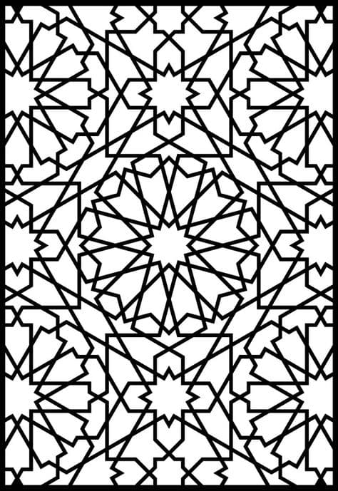 Granada Geometric Pattern Vector for Laser Cutting DXF