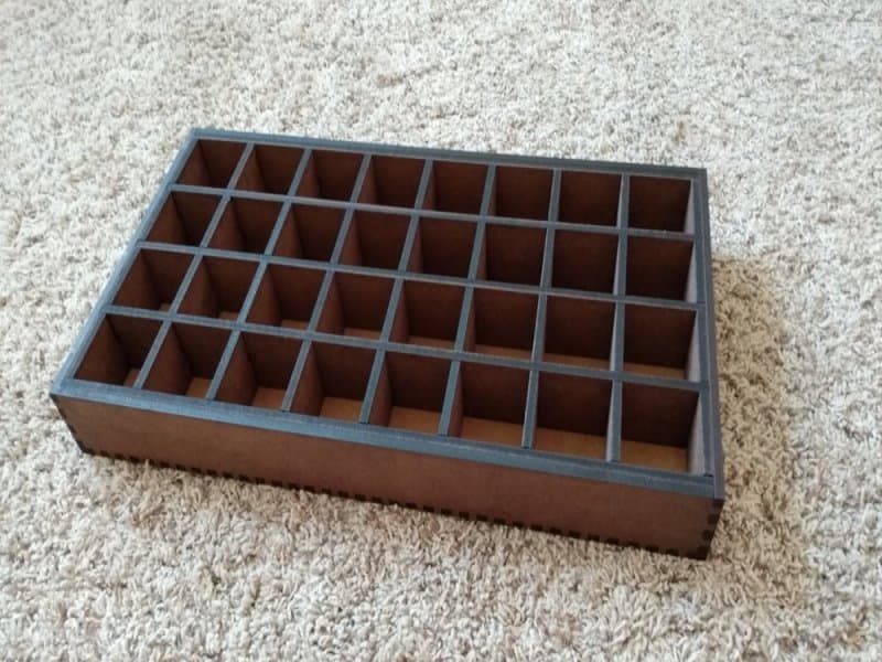 Grid Organizer Storage Box Laser Cut Vector File