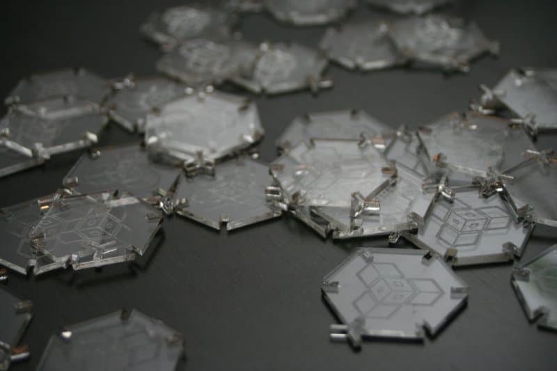 Interlocking Hexagon Building Set Laser Cut Vector File