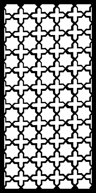 Islamic Geometric Jali Pattern Vector File for Laser Cutting