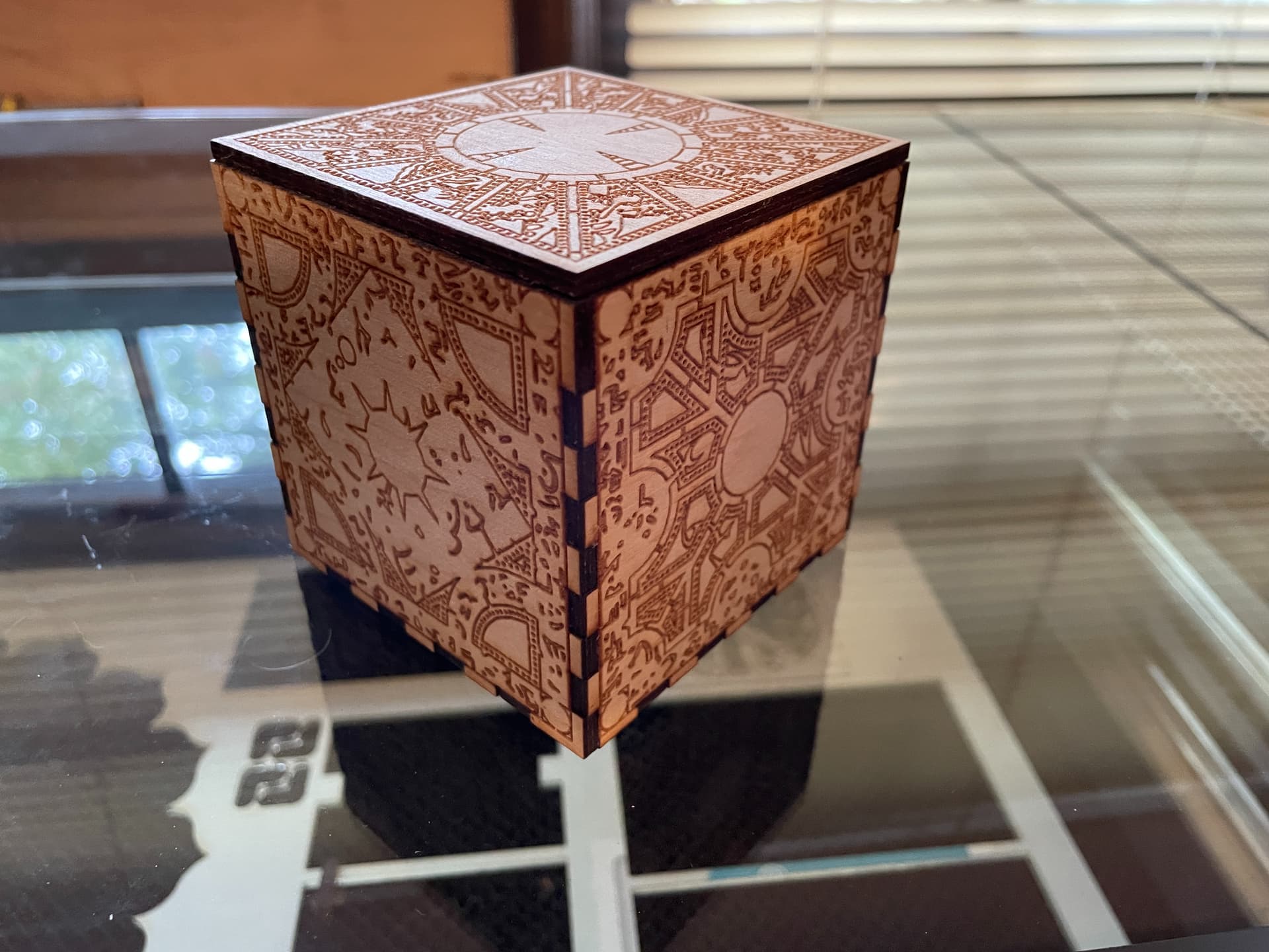 Lament Configuration Hellraiser Puzzle Box Laser Cut Vector SVG