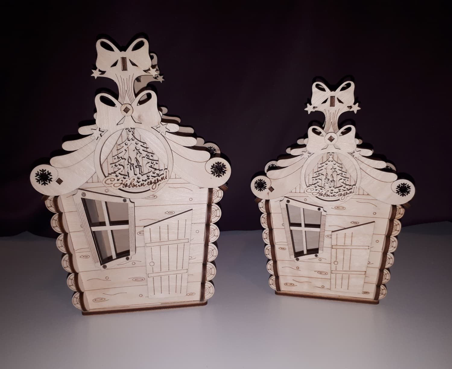 Laser Cut Christmas Gift Box SVG Vector Project