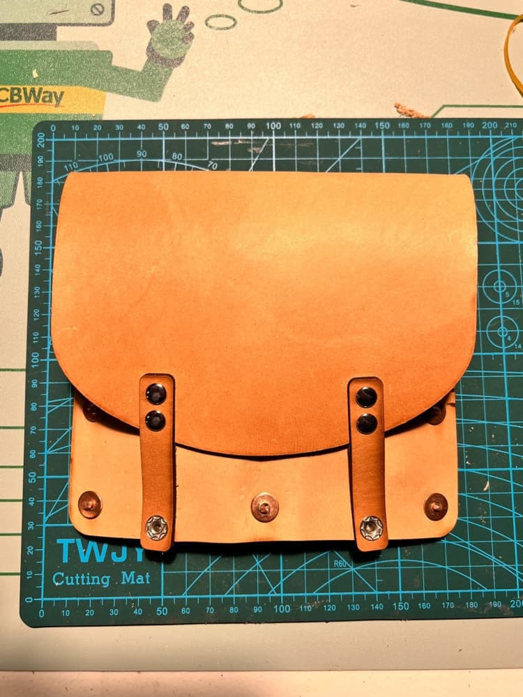 Leather Tool Pouch Laser Cut Pattern Vector File