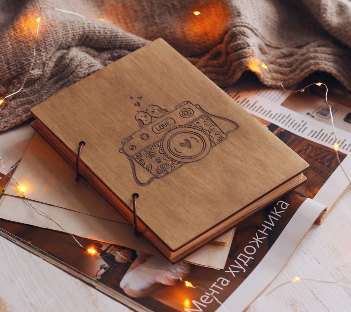 Love Camera Album Cover Laser Engraving Vector File
