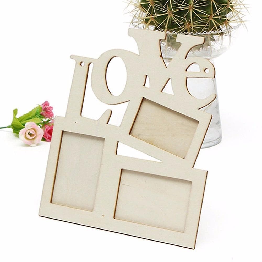 LOVE Multi-Photo Frame Laser Cut Vector File