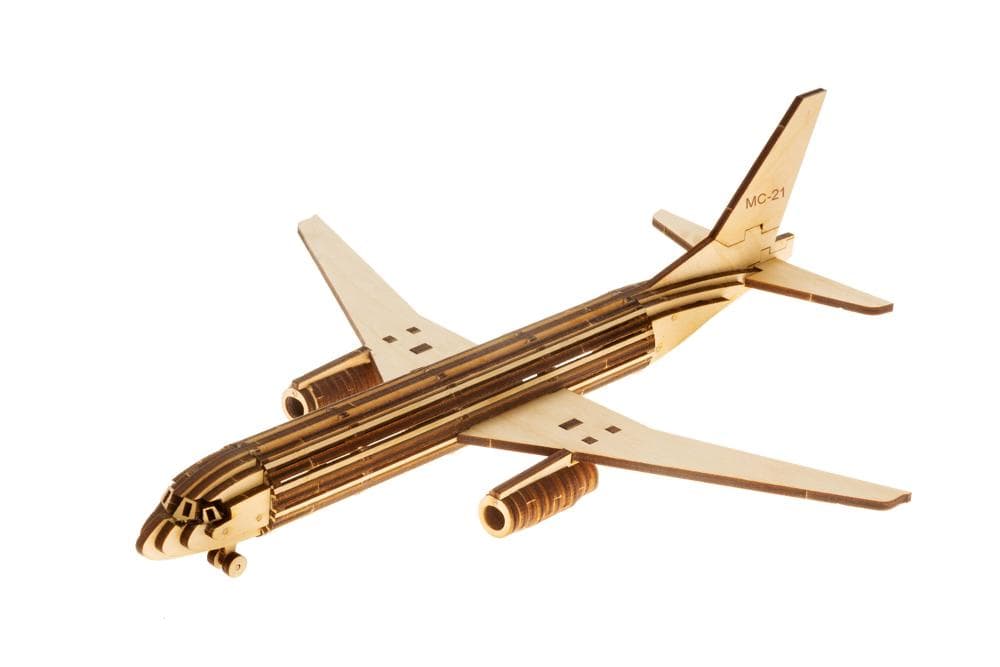 MC-21 Airliner 3D Puzzle Laser Cut Vector Plan