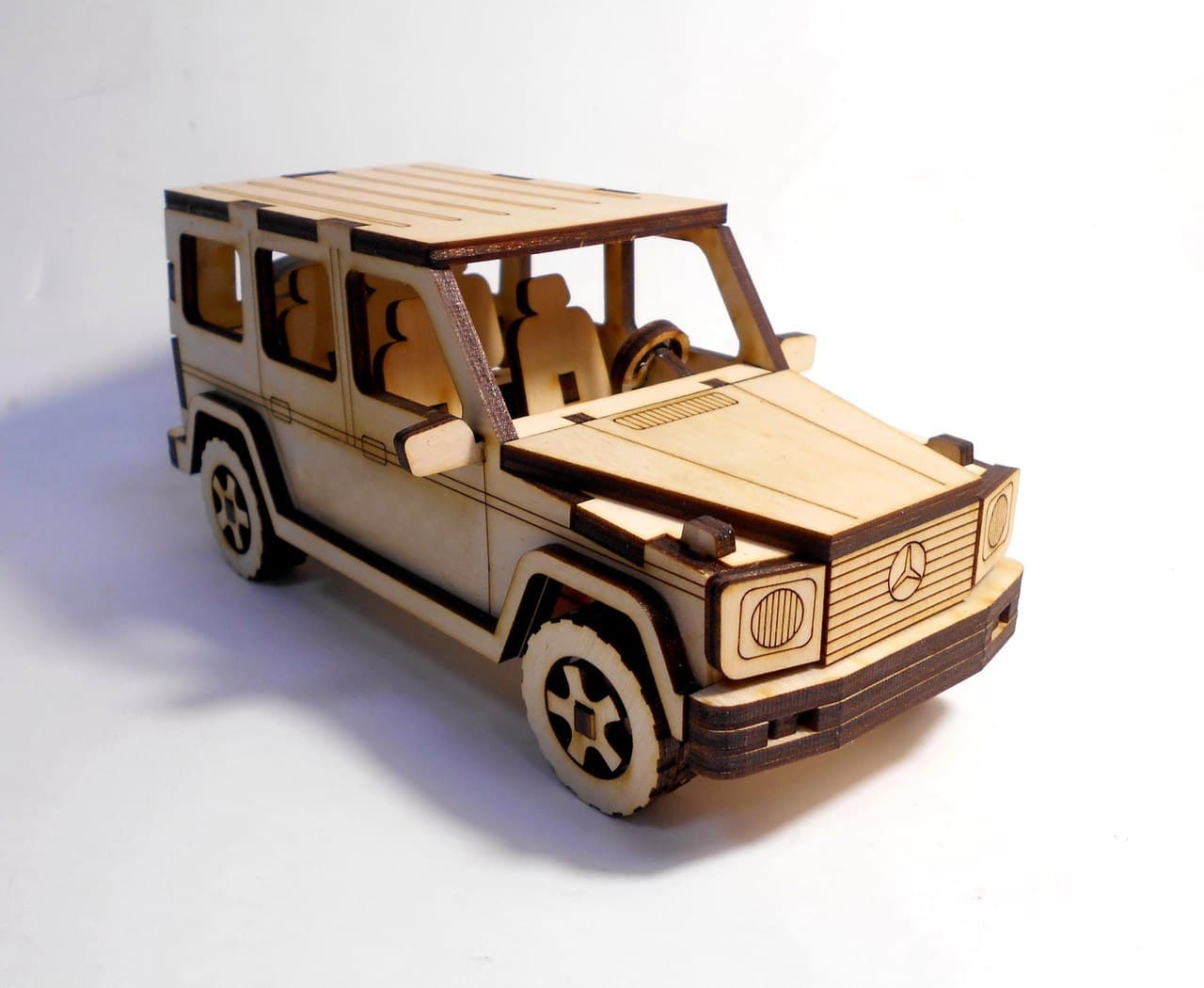 Mercedes G-Wagon 3D Puzzle Laser Cut Vector Plan
