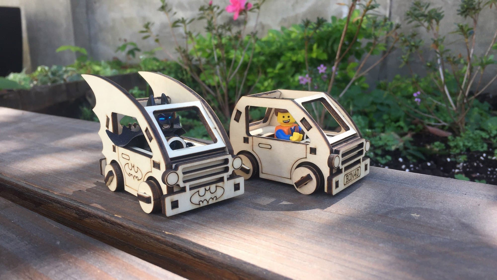Miniature Toy Cars for Minifigures Laser Cut Vector File