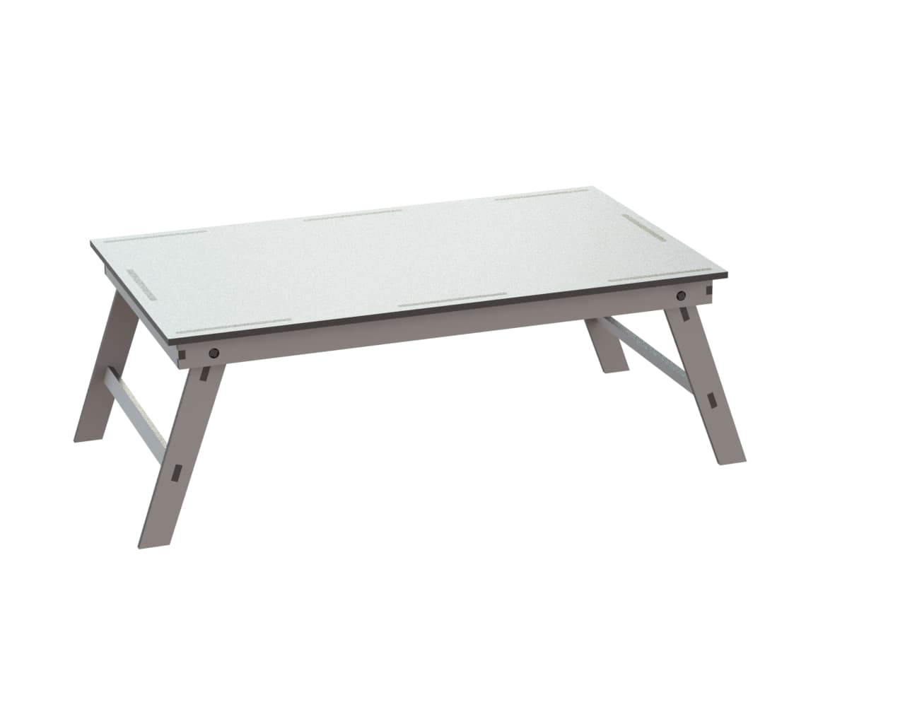Minimalist Laptop Desk CNC Vector Design DXF File