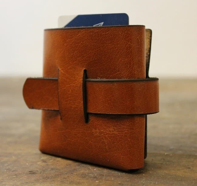 Minimalist No-Stitch Leather Wallet Vector DXF Pattern