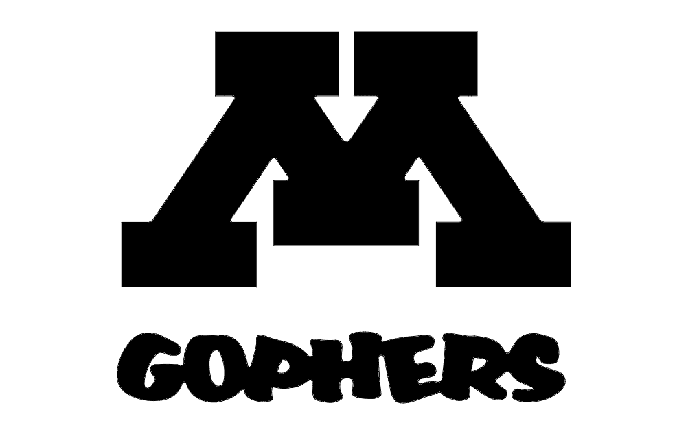 Minnesota Gophers Logo Vector File for Laser Cutting DXF