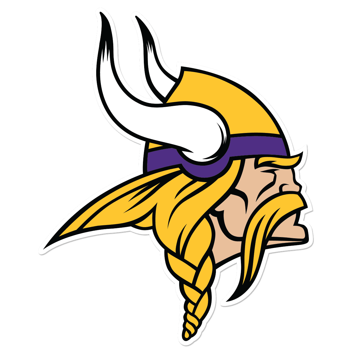 Minnesota Vikings NFL Logo Vector File for Laser Cutting