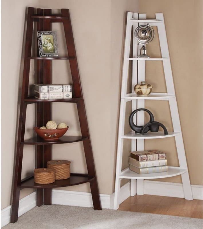 Modern Corner Display Shelf Laser Cut Vector File