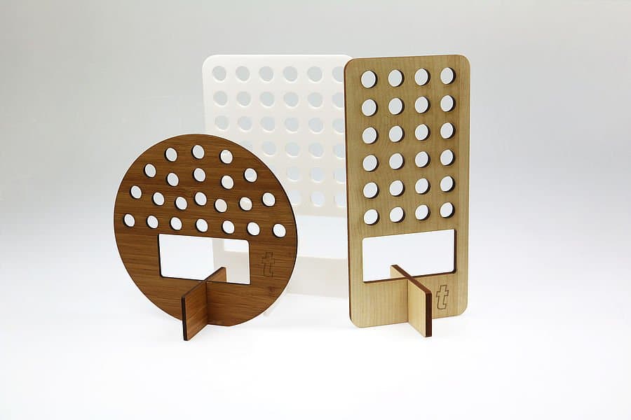 Modern Desk Pen Organizer Vector for Laser Cutting (SVG, DXF)