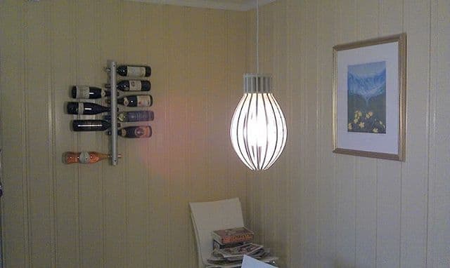 Modern Elliptical Plywood Pendant Lamp Laser Cut Vector DXF