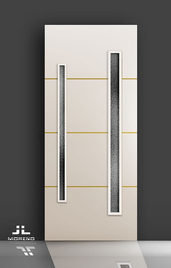 Modern Minimalist Door Panel Vector Design for CNC (DWG File)