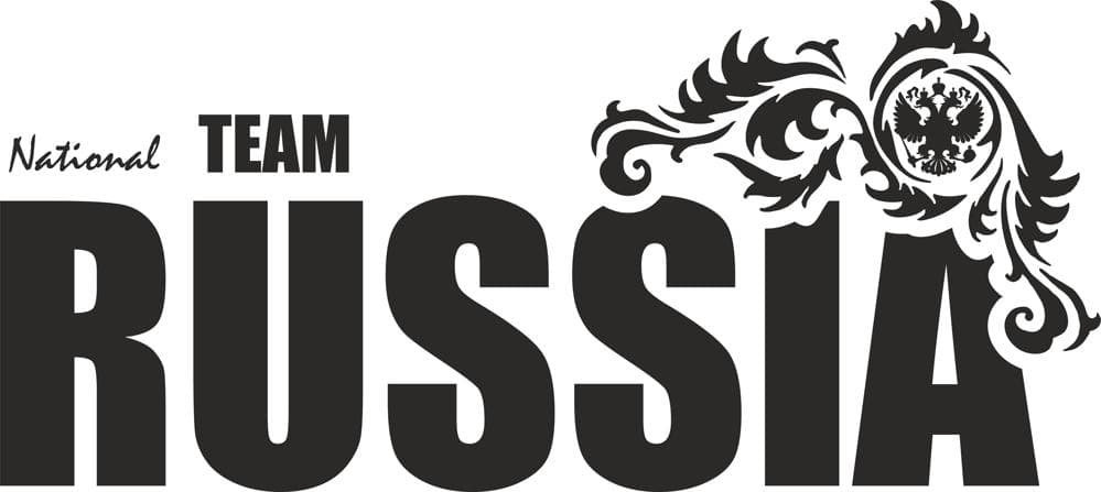 National Team Russia Logo Vector for Laser Cutting