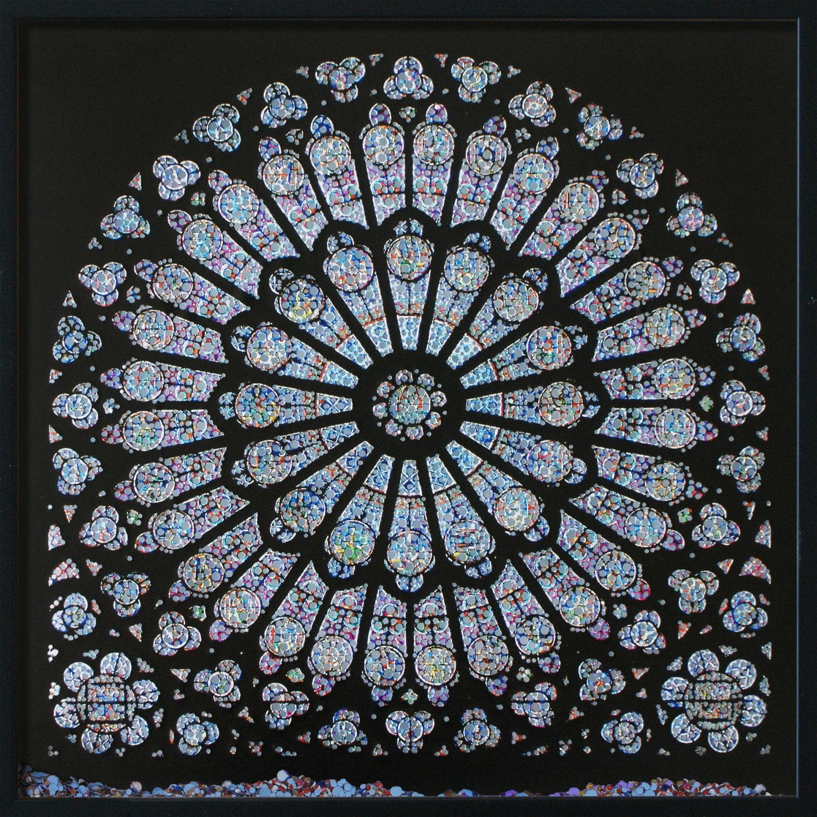 Notre Dame Rose Window Vector Design DXF File