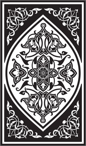 Ornate Decorative Panel Vector DXF Design
