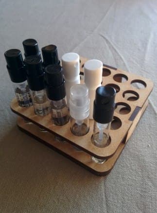 Perfume Sample Organizer Stand Laser Cut Vector File