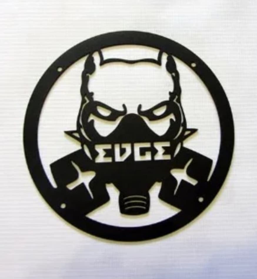Pitbull Gas Mask Speaker Grille DXF Vector File
