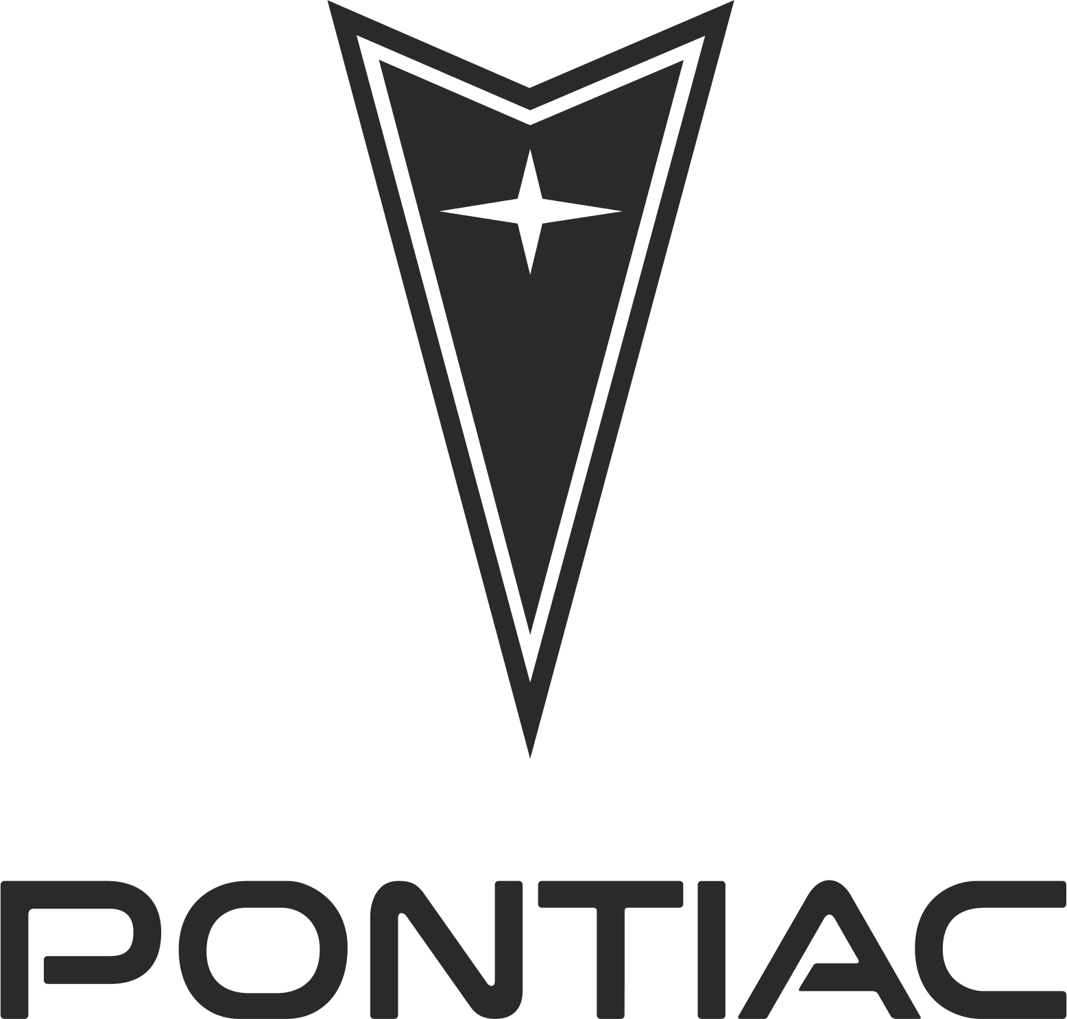 Pontiac Logo Vector File for Laser Cutting and CNC