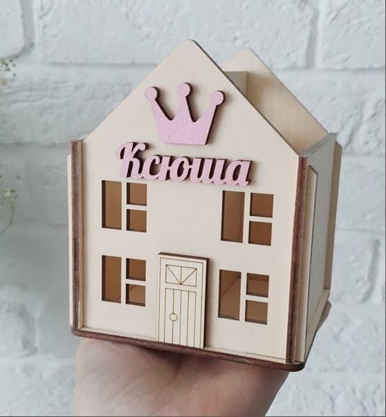 Princess House Desk Organizer Laser Cut Vector File