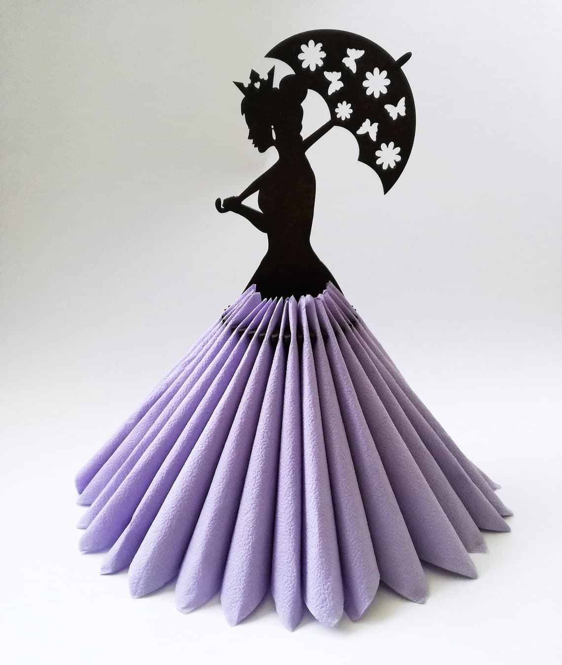 Princess Napkin Holder Laser Cut Vector Design