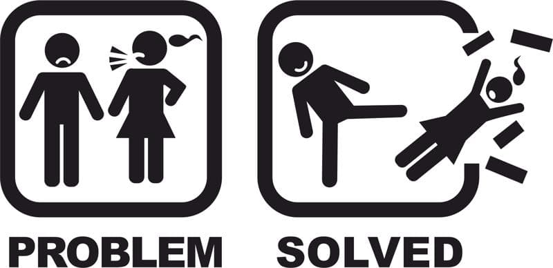 Problem Solved Funny Sticker Vector Graphic - Free CDR File