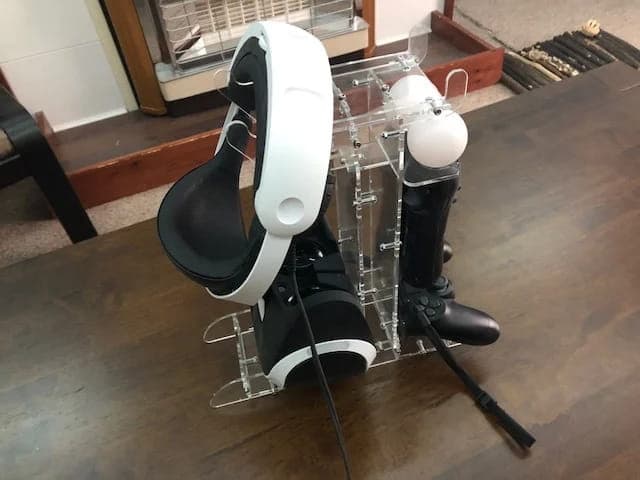 PSVR Headset and Controller Stand Laser Cut Vector DXF File