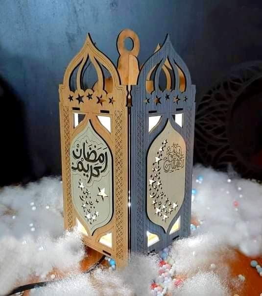 Ramadan Lantern Fanoos Laser Cut File (SVG, DXF, CDR)