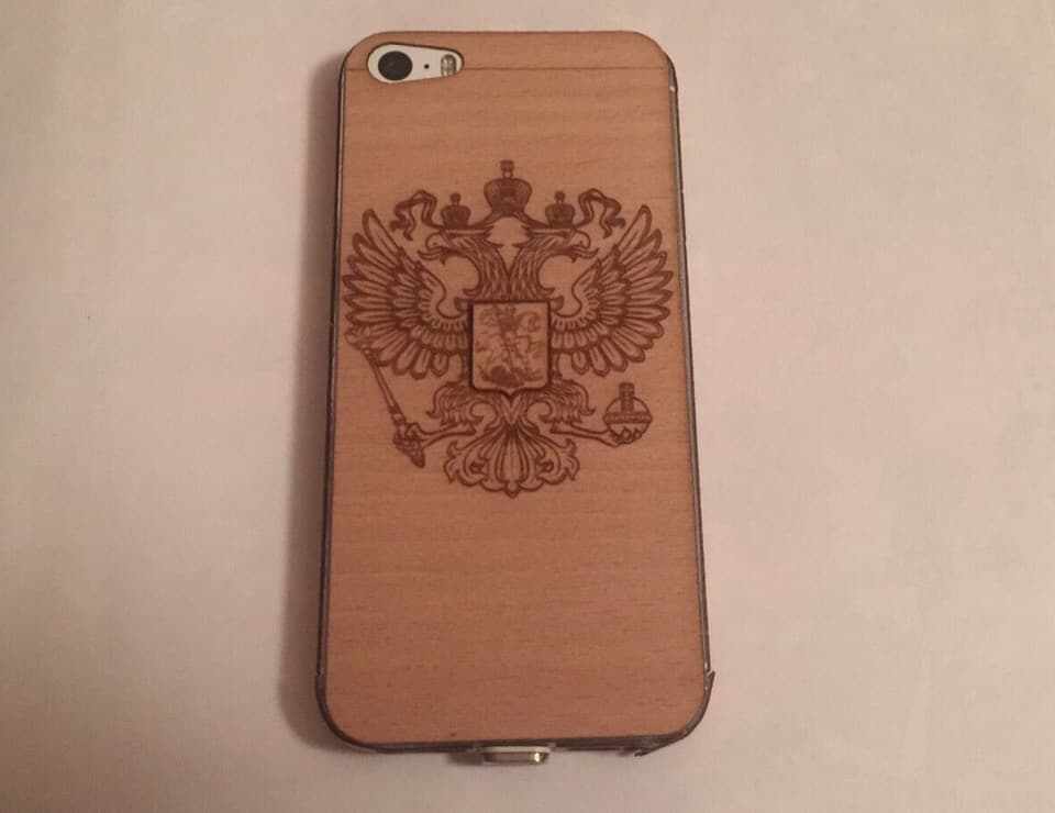 Russian Coat of Arms Phone Case Laser Cut File (CDR, DXF, SVG)