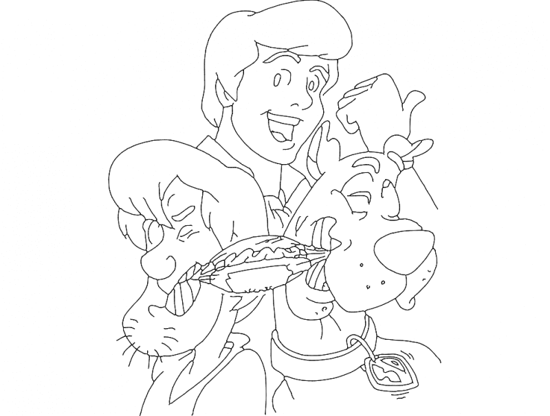 Scooby-Doo, Shaggy and Fred Vector Design for Laser Cutting DXF