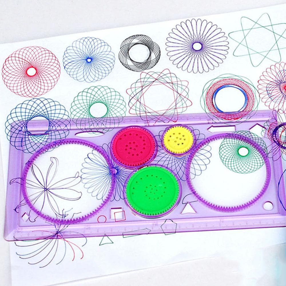 Spirograph Geometric Art Patterns Vector Files for Laser Cutting