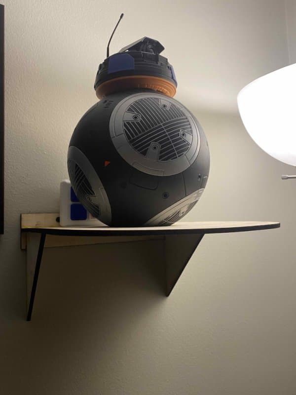 Star Wars BB-9E Droid Floating Wall Shelf DXF Vector File