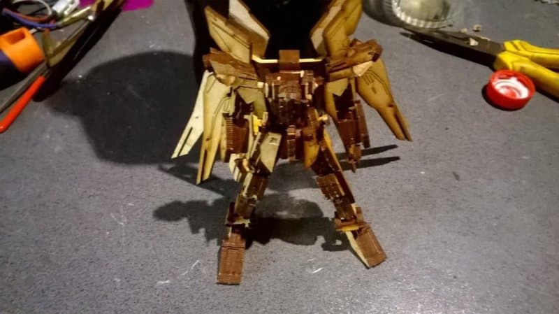 Strike Freedom Gundam 3D Puzzle Laser Cut Vector File