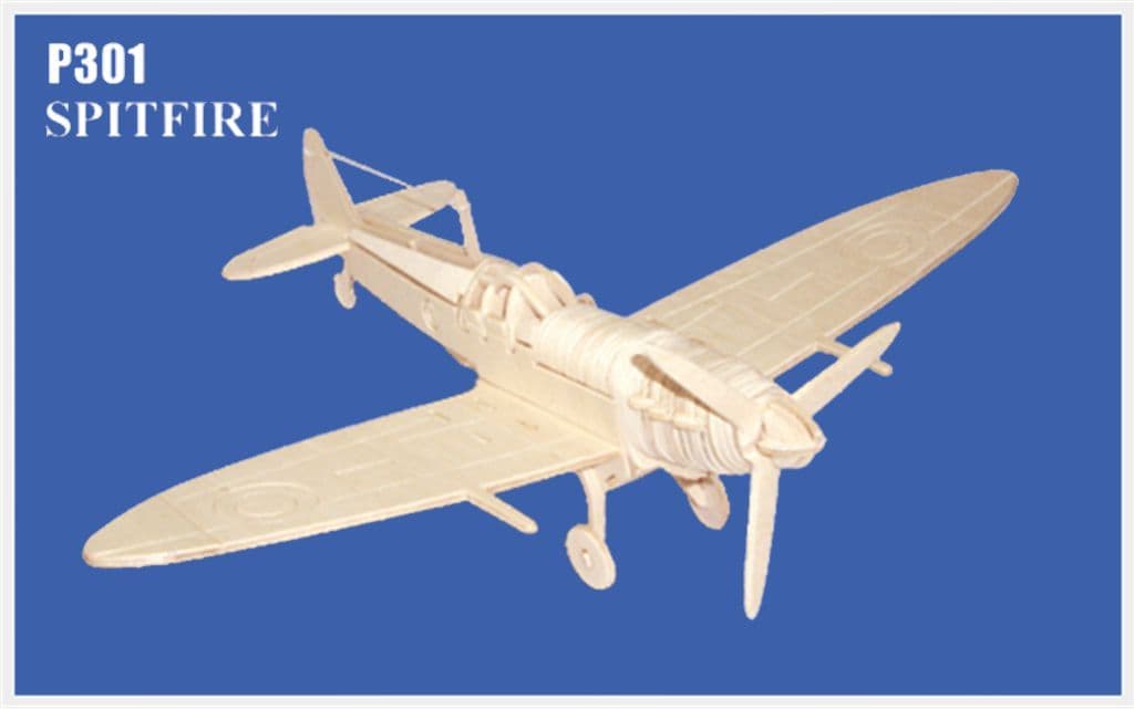 Supermarine Spitfire 3D Puzzle Laser Cut Vector File