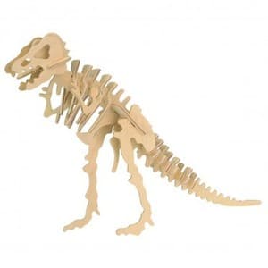 T-Rex Skeleton 3D Puzzle Laser Cut Vector DXF