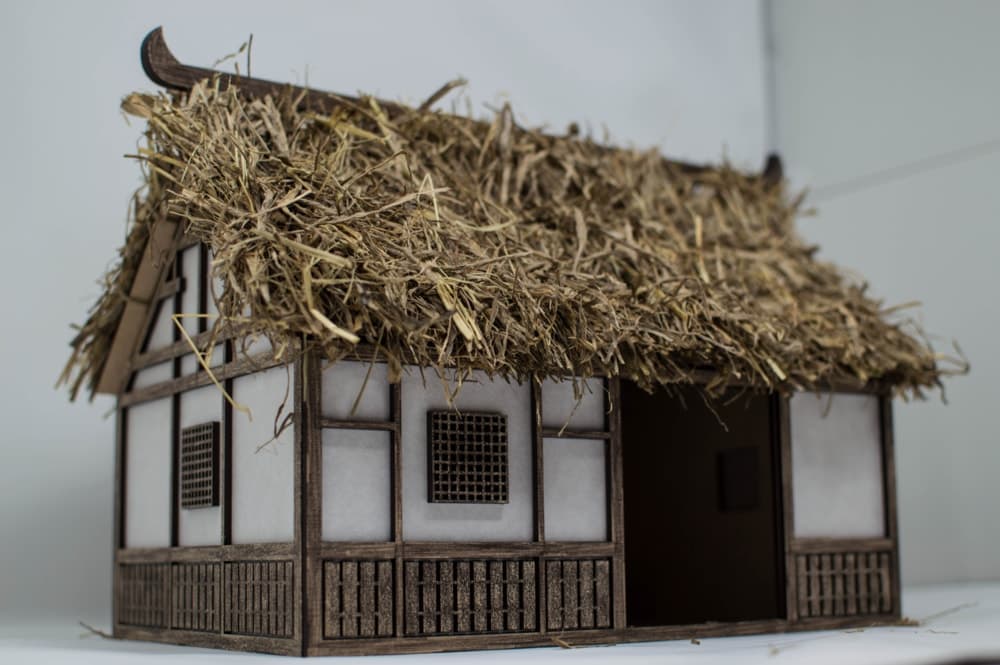 Traditional Japanese Style Pet House Laser Cut File SVG