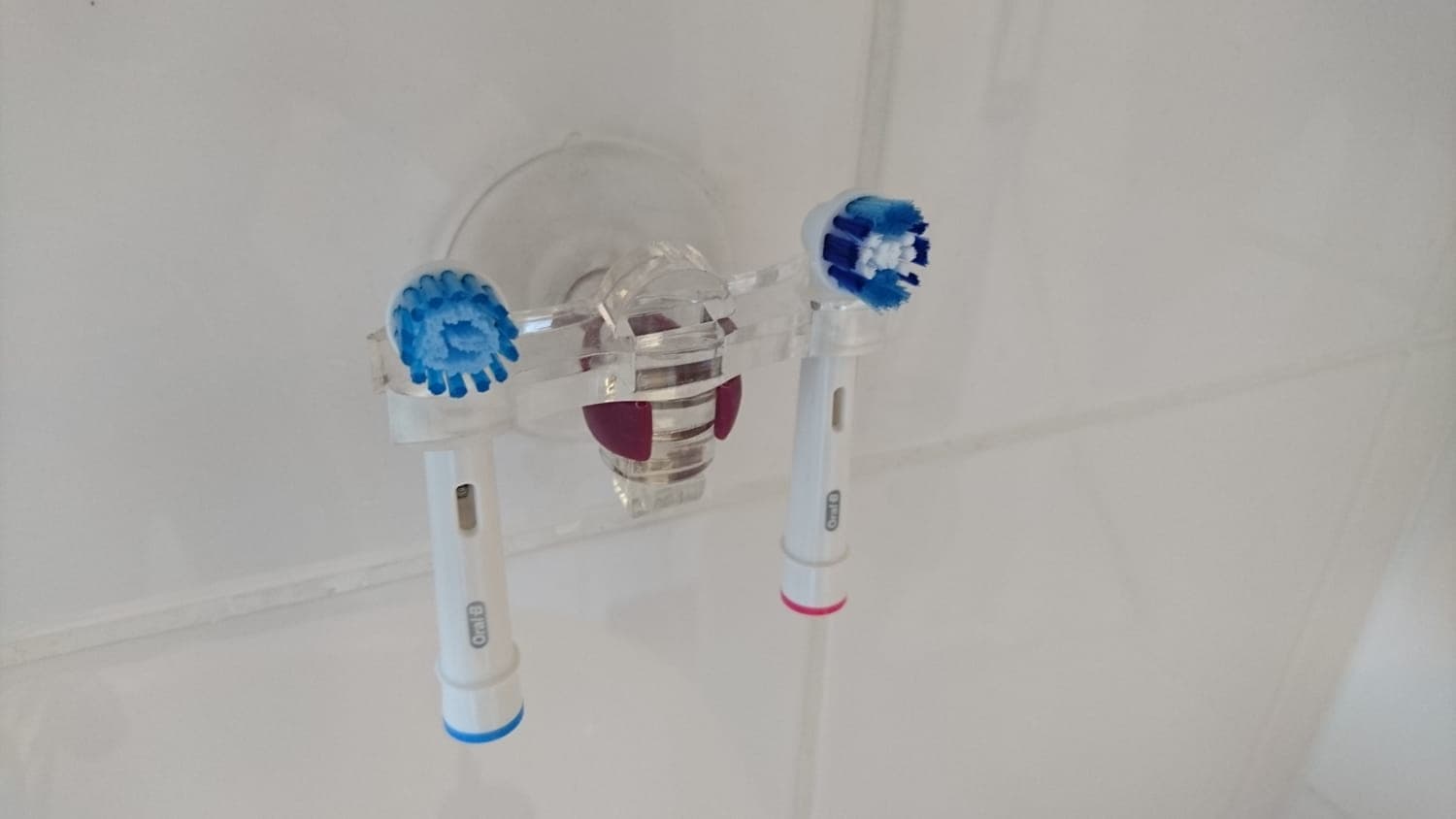 Wall-Mounted Electric Toothbrush Head Holder Vector File