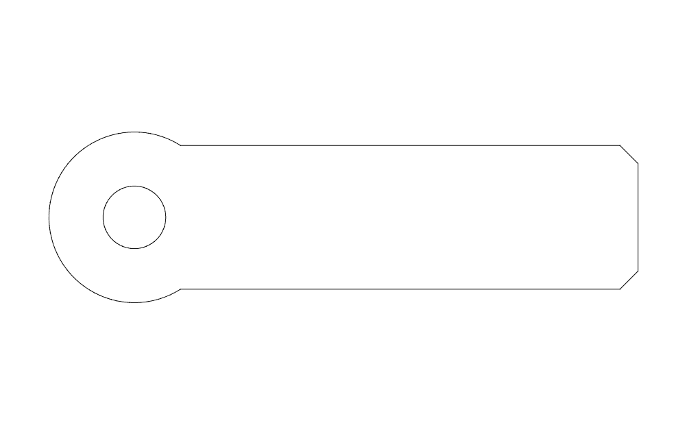 Weed Eater Replacement Blade Vector DXF File
