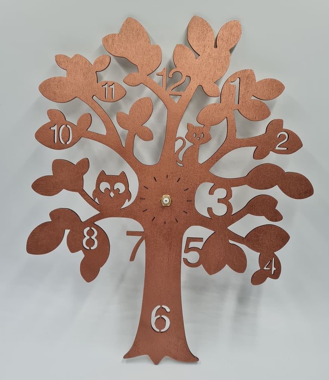 Whimsical Tree Wall Clock Laser Cut Vector File