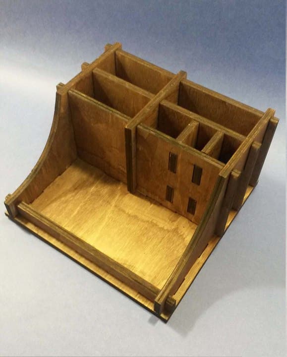 Wooden Desk Organizer Laser Cut Vector Plan (SVG, DXF, CDR)